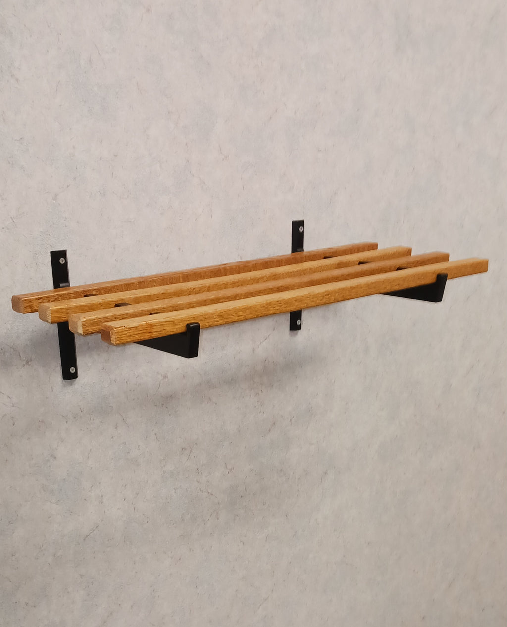 2' Medium Oak Shelf b