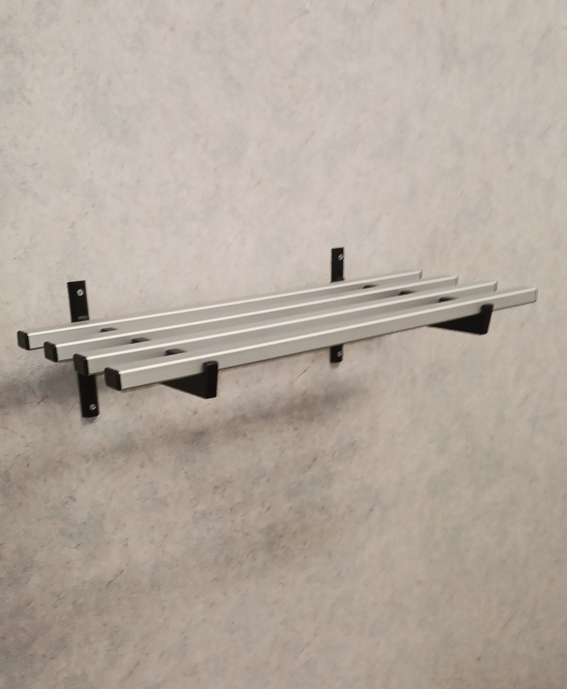 2' Silver Aluminum Shelf