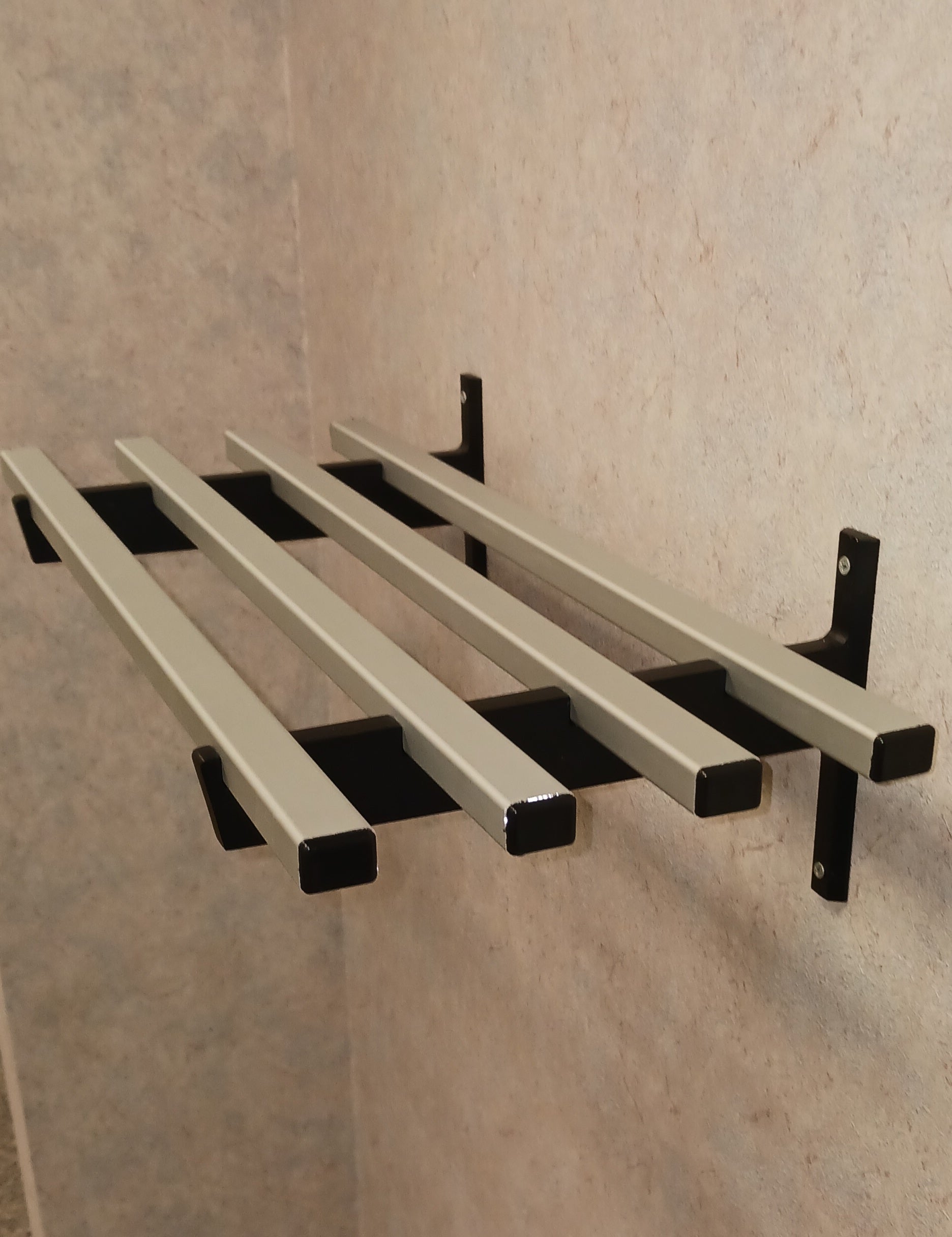 2' Silver Aluminum Shelf d